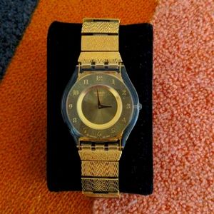 SWATCH Warm Glow Gold watch